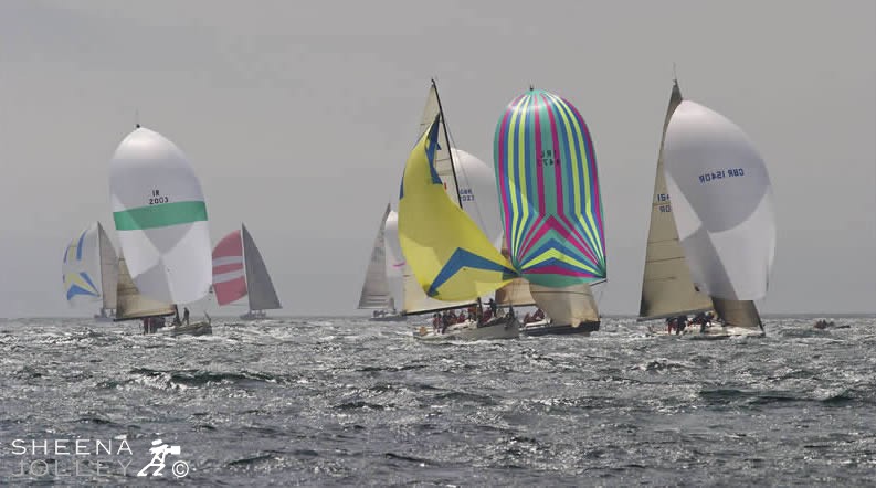 Cork Week Spinnaker Run.jpg - Spinnaker Run during Cork Week